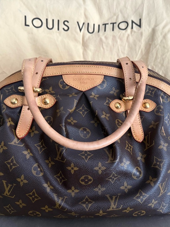 Louis Vuitton Handbags - Louis Vuitton Tivoli GM Monogram Canvas Satchel with Natural Vachetta Handle